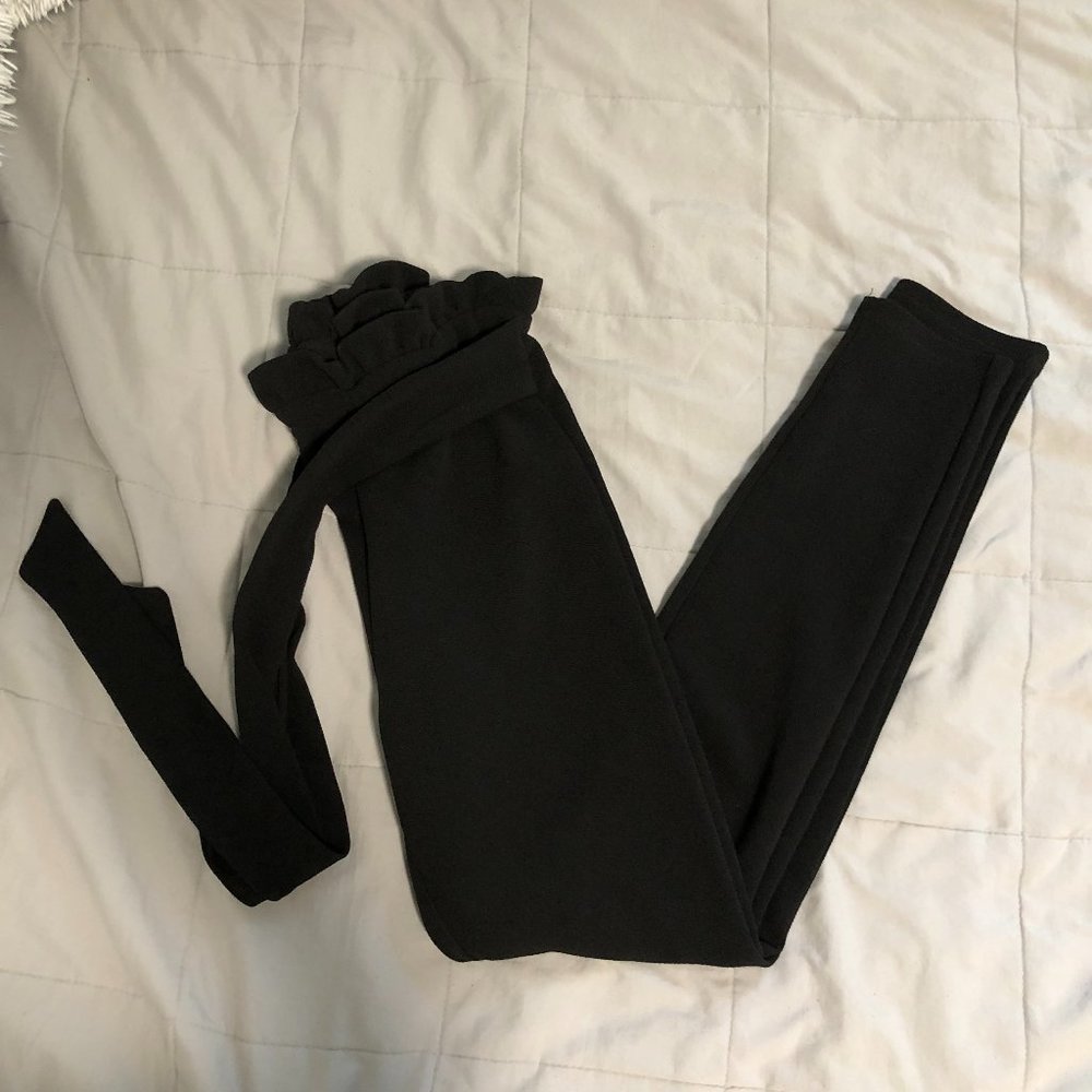 SHEIN Black Skinny Leg Dress Pants